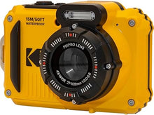 Load image into Gallery viewer, KODAK PIXPRO WPZ2 Rugged Waterproof Shockproof Dustproof WiFi Digital Camera 16MP 4X Optical Zoom 1080P Full HD Video Vlogging Camera 2.7" LCD (Yellow)