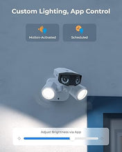 Load image into Gallery viewer, REOLINK 4K Floodlight Camera for PoE Security Camera System, IP Outdoor Camera in 180 Degree Ultra-Wide Angle, Human/Vehicle/Pet Alerts, 1800 Lumen Floodlights, Two Way Talk