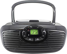 Load image into Gallery viewer, Philco Boombox Portable CD Player with Bluetooth, USB Playback and CD Player is Compatible with MP3/WMA/CD-R/CD-RW CDs, Auxiliary Input, Stereo Sound