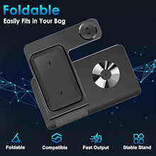 Load image into Gallery viewer, Wireless Charger, 3 in 1 Charging Station for Multi Devices, Charging Stand Dock for iPhone 8-16 Series, Apple Watch, AirPods Pro 3 2 with Adapter (Black)