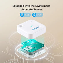 Load image into Gallery viewer, Smart Wi-Fi Temperature and Humidity Sensor, Inkbird Indoor White Hygrometer Thermometer Monitor with Alarms, Historical Graphs, 1 Year Data Cloud Storage, Ideal for Home Reptile Greenhouse