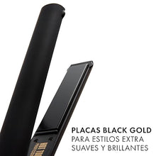 Load image into Gallery viewer, Hot Tools Pro Artist Black Gold Evolve Ionic Salon Hair Flat Iron | Long-Lasting Finish for Straightening Hair, (1 in)
