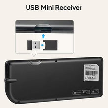 Load image into Gallery viewer, 2.4G Wireless Touchpad Keyboard and Mouse Mini Remote Control with Laser Pointer,for Windows/Android/Google/Smart TV/HTPC/IPTV/Mac OS/Linux Black