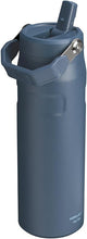 Load image into Gallery viewer, Stanley IceFlow Flip Straw 2.0 Water Bottle 24 OZ | Built-In Straw with Larger Opening | Lightweight & Leak-Resistant | Insulated Stainless Steel | BPA-Free | Navy