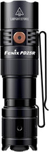 Load image into Gallery viewer, Fenix PD25R EDC Flashlight, 800 Lumen USB-C Rechargeable Dual Switch Pocket Size Lightweight with LumenTac Organizer