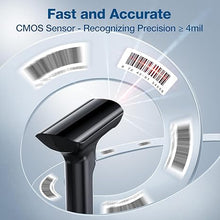 Load image into Gallery viewer, iDPRT Bluetooth 1D 2D QR Barcode Scanner, Wireless Barcode Scanner, Handheld UPC EAN Label Screen Reader with Dongle, Android Windows, USB Wired, Rechargeable for Retails Supermarket Warehouse Library