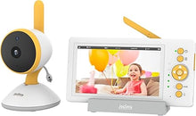 Load image into Gallery viewer, Baby Monitor No WiFi, 5" 720P HD Screen Baby Monitor with Camera and Audio with 30hrs Long Battery Life, Baby Camera Monitor Two-Way Talk, VOX, Infrared Night Vision, Temperature Monitoring