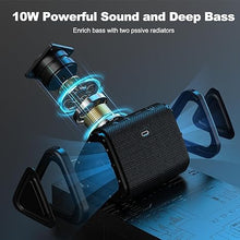 Load image into Gallery viewer, Bobtot Portable Bluetooth Speaker Wireless 10W Peak, IPX7 Waterproof Mini Speaker, 15H Playing Time, Loud and Stereo Sound with Bass, TWS Pairing, Outdoor Small Speaker for Party, Camping, Travel