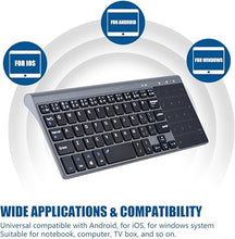 Load image into Gallery viewer, PUSOKEI Ultrathin 2.4GHz Wireless Keyboard with Smart Touchpad Portable Handheld Keyboard Universal Keyboard Suitable for PC/Notebook/TV Box