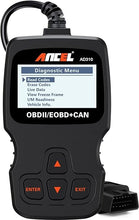 Load image into Gallery viewer, Ancel AD310 Classic Enhanced Universal OBD II Scanner Car Engine Fault Code Reader CAN Diagnostic Scan Tool, Read and Clear Error Codes for 1996 or Newer OBD2 Protocol Vehicle (Black)
