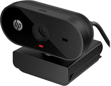 Load image into Gallery viewer, HP 320 FHD Webcam - USB-A Computer Camera with Mic & Privacy Cover - for Desktop, Laptop, & Chromebook - 1080p Resolution w/Wide FOV - Zoom & Teams Compatible - Clip Mount, Tripod Support, & Swivel