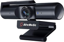 Load image into Gallery viewer, AVerMedia Live Streamer CAM 513-4K 30 fps UHD, Ultra Wide Angle Webcam with Fixed-Focus Glass Lens, for Indoor Lighting, Works with OBS, Zoom, Black