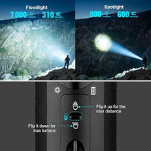 Load image into Gallery viewer, OLIGHT Marauder Mini Rechargeable Flashlight, 7,000 Lumens Brightest Flashlights with 600 Meters Beam Distance Spotlight, MCC3 Magnetic Handheld Lights for Outdoors, Hunting, and Searching(Black)