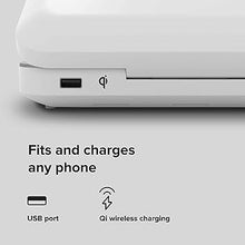 Load image into Gallery viewer, PhoneSoap Wireless UV Phone Sanitizer & Universal Phone Charger Box with Qi Charging | Patented & Clinically Proven 360-Degree UV-C Light Sanitizer | Disinfects and Charges All Phones (Gunmetal Grey)