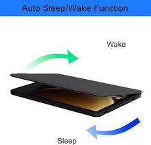 Load image into Gallery viewer, for 12.4 inch Samsung Galaxy Tab S9 FE+/S9+ Case with Detachable Keyboard : DIY 3-Zone 7 Colors Backlit Keyboard Cases with Touchpad - Tab S9 FE Plus/S9 Plus 12.4" Keyboard Case with S Pen Holder