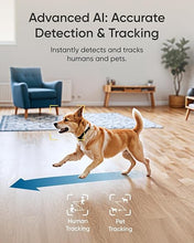 Load image into Gallery viewer, eufy Indoor Cam E30, Latest Generation, 4K UHD Security Camera, Pet/Dog/Baby Camera with Phone app, Color Night Vision, Human/Pet Auto Tracking, 360 Pan-Tilt, Works with Homekit