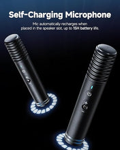 Load image into Gallery viewer, Smart Karaoke Machine, Built-in 10.1" Screen Lyrics Display for Adults Kids, 2 Auto Charging Wireless Microphones, Portable Bluetooth Speaker PA System with WiFi, HDMI for Home TV Outdoor Party