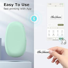 Load image into Gallery viewer, SUPVAN E10 Bluetooth Label Maker Machine with Tape, Continuous Waterproof Label, Versatile App with 35 Fonts and 1k+ Icons, Inkless Labeler for Home, Kitchen, School, Office Organization, Green