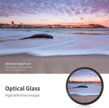 Load image into Gallery viewer, K&F Concept 40.5mm Neutral Density Filter, 40.5mm Slim Variable Fader ND Filter Adjustable ND2 to ND400 Filter + Cleaning Cloth