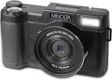 Load image into Gallery viewer, Minolta MND30 30 MP / 2.7K Ultra HD Digital Camera (Black)