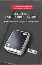 Load image into Gallery viewer, Portable Voice Amplifier,10W Bluetooth Rechargeable Personal Voice Amplifier with Wired Microphone Headset,PA System Speaker for Teaching/Meeting/Outdoors (S50 Wired Headset Microphone Black)