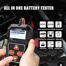 Load image into Gallery viewer, KONNWEI KW208 12V Car Battery Tester, 100-2000 CCA Load Tester Automotive Alternator Tester Digital Auto Battery Analyzer Charging Cranking System Tester for Truck Marine Motorcycle SUV Boat