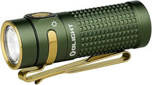 Load image into Gallery viewer, OLIGHT Baton4 Rechargeable EDC Flashlight, LED Pocket Flashlight 1300 Lumens with Magnetic Charging Cable, Small Powerful Bright Flashlight IPX8 Waterproof for Home, Camping and Emergencies (OD Green)