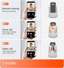 Load image into Gallery viewer, Indoor Security Camera, Two-Way Video Camera with 2.8 inch HD Screen & Voice Control, 1080P Video Calling Indoor Camera with Phone App, Night Vision for Baby, Elderly, Puppy