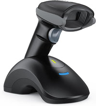 Load image into Gallery viewer, TEEMI Bluetooth Barcode Scanner with USB Charging Cradle Data Receiver, 1D 2D QR Wireless Bar Code Reader for iOS Android Windows Mac OS, BT 5.0 Longer Range, Automatic Handsfree Screen Scanning