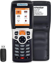 Load image into Gallery viewer, Wireless Barcode Scanner - Handheld Inventory Scanner Data Collector with 2.4GHz RF Transceiver for Warehouse & Bookstore Management New N4 Interface Orange