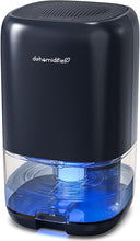 Load image into Gallery viewer, Dehumidifier,TABYIK 35 OZ Small Dehumidifiers for Room for Home, Quiet with Auto Shut Off, Dehumidifiers for Bedroom (280 sq. ft), Bathroom, RV, Closet,Blue