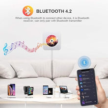 Load image into Gallery viewer, Portable CD Player with Bluetooth, Qoosea Wall Mountable CD Players Music Player Home Audio Boombox with Remote Control FM Radio Built-in HiFi Speakers LCD Display MP3 Headphone Jack AUX Input Output