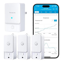 Load image into Gallery viewer, GoveeLife Wi-Fi Gateway Thermometer Hygrometer H5107, Outdoor Indoor Wireless Temperature Humidity Sensor Monitor with Remote APP Notification Alert, 1312ft/400m Monitoring Range