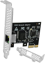 Load image into Gallery viewer, PCI Express X1 Interface to 2.5GbE RJ45 Ports Network Adapter for Windows 11, 10 64bit and Windows Server 2019, 2022, Intel I225V Ethernet Controller, 2.5GbE PCIE NIC Card (PCIE-I225)