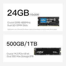 Load image into Gallery viewer, Beelink EQR6 AI Mini PC, AMD Ryzen 9 6900HX(6nm, 8C/16T) up to 4.9GHz, Mini Computer 24GB DDR5 RAM 1TB M.2 PCIE4.0 SSD, Micro PC 4K@60Hz Dual Display, Built-in PSU Copilot WiFi6/BT5.2/1000Mbps