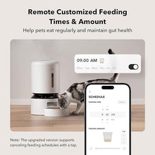 Load image into Gallery viewer, PETLIBRO Automatic Cat Feeder, 5G WiFi Automatic Dog Feeder with Freshness Preservation, 5L Timed Cat Feeder with Low Food Sensor, Up to 10 Meals Per Day, Granary Pet Feeder for Cats, White