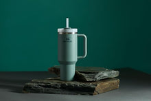 Load image into Gallery viewer, Stanley Quencher H2.0 FlowState Stainless Steel Vacuum Insulated Tumbler with Lid and Straw for Water, Iced Tea or Coffee, Smoothie and More, Shale, 40 OZ / 1.18 L