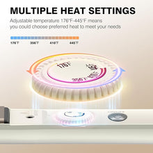 Load image into Gallery viewer, MiroPure 1 Inch Flat Iron, Hair Straightener with 30S Fast Heating & 60min Auto Shut-Off, Hair Straightener and Curler 2 in 1 with 3D Ceramic Floating Plates, Beige