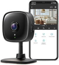 Load image into Gallery viewer, TP-Link New Tapo 2K Indoor Security Camera for Baby Monitor, Pet Camera | Motion Detection | 2-Way Audio | Night Vision | Cloud & SD Card Storage | Works w/Alexa & Google Home | Black | Tapo C111