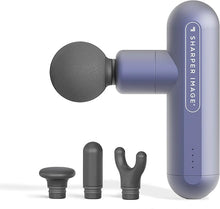 Load image into Gallery viewer, Sharper Image Powerboost Move, Deep Tissue Portable Percussion Massage Gun, Full Body, Back & Neck Muscle Massager with 4 Attachments - Handheld Rechargeable Electric Massage Gun for Athletes