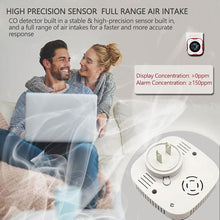 Load image into Gallery viewer, Carbon Monoxide Detectors, KH Alert 3-in-1 Travel CO Detector Humidity Temperature Meter, Portable Carbon Monoxide Detector with Sound and Light Alarm, Mini CO Gas Monitor for Home/Kitchen(2 Packs)