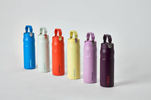 Load image into Gallery viewer, Stanley IceFlow Flip Straw 2.0 Water Bottle 24 OZ | Built-In Straw with Larger Opening | Lightweight & Leak-Resistant | Insulated Stainless Steel | BPA-Free | Plum