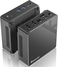 Load image into Gallery viewer, ADREAMER Librabox10 Mini PC Windows 11, Intel N95(Up to 3.4GHz) Micro PC, 16GB DDR5 RAM 256GB M.2 SSD Mini Desktop Computer, 4K Dual Display/USB/WiFi/BT/RJ45 Ethernet for Home/Office.