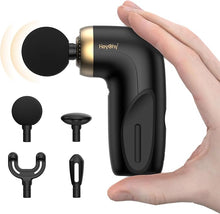Load image into Gallery viewer, A1 Super Mini Massage Gun, Percussion Deep Tissues Muscle Massager, Travel Massage Gun, Compact Sports Massager, Portable Handheld Massager for Office Gifts for Him/Her, Home, Athletes(Black)