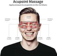 Load image into Gallery viewer, ALASKA BEAR Eye Massager Heat and Compression, Warm Therapy Mask, Temple Facial Massage for Eye Strain, Dry Eyes