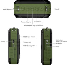 Load image into Gallery viewer, Bluetooth 5.0 Voice Amplifier with UHF Wireless Microphone Headset, Waterproof Personal Speaker & Mic System, 20W Powerful Portable Megaphone PA System for Teachers, Indoor & Outdoor Use (M802)