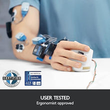 Load image into Gallery viewer, Logitech MX Vertical Wireless Mouse – Ergonomic Design Reduces Muscle Strain, Move Content Between 3 Windows and Apple Computers, Rechargeable, Graphite - With Free Adobe Creative Cloud Subscription