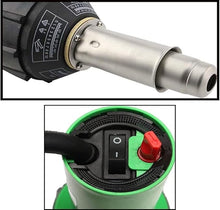 Load image into Gallery viewer, 1600W Plastic Welding Kit Hot Air Welder Heating Gun PVC Vinyl Rod Welding Hot Gas Pistol Tool, with Various Welding Nozzles, Handheld Floor Groover