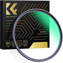 Load image into Gallery viewer, K&F Concept 112mm MC UV Protection Filter with 28 Multi-Layer Coatings Ultra-Slim UV Filter Compatible with Nikon Z 14-24mm f2.8S Lens
