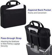 Load image into Gallery viewer, Taygeer Laptop Bag 15.6 Inch, Business Briefcase Gifts for Men Women, Water Resistant Messenger Shoulder Bag with Strap, Premium Office Bag, Carry On Laptop Case for Notebook/Computer/Laptop, Black